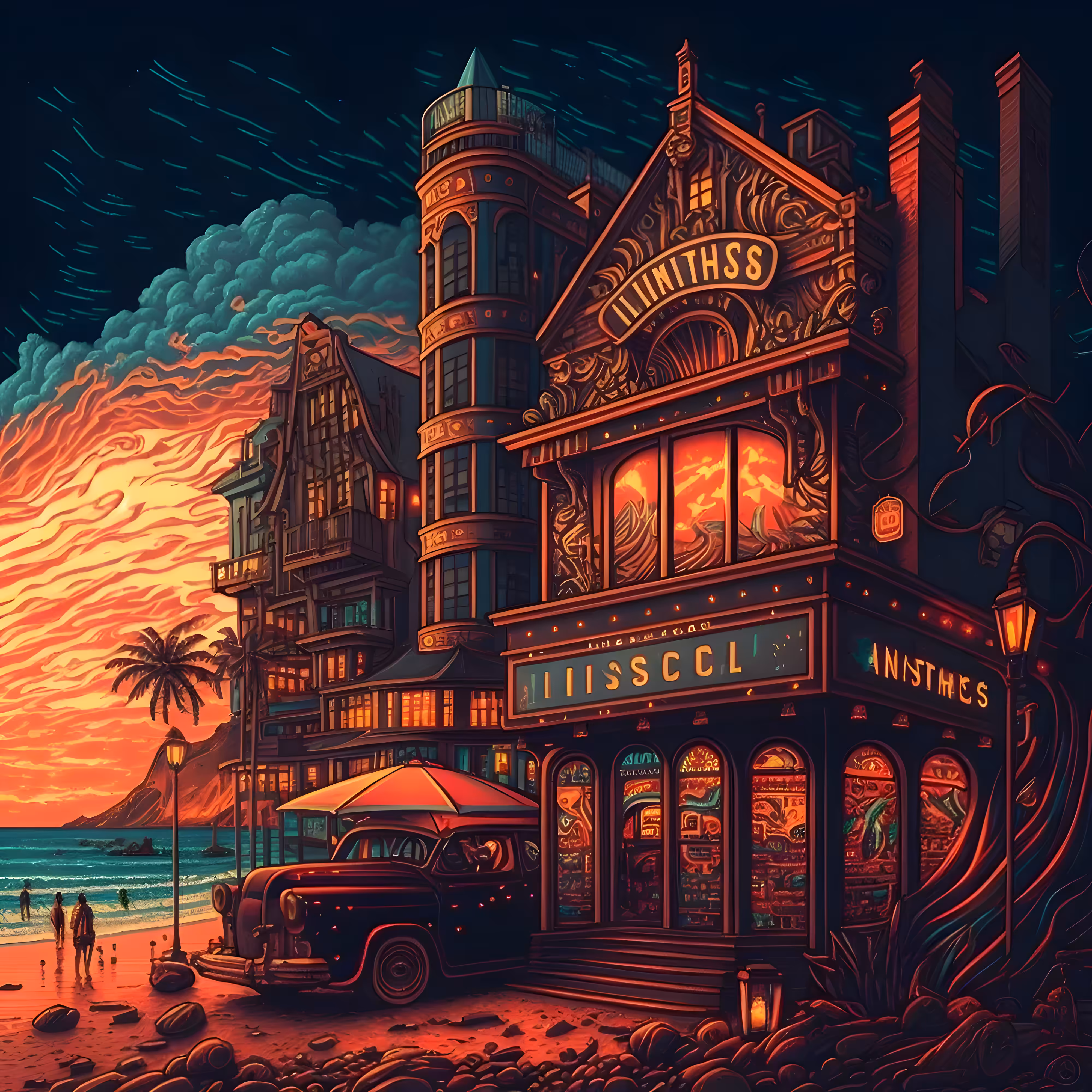 Retro Beachscapes #01