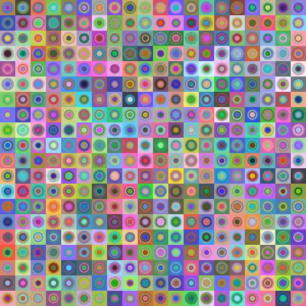 400 circles  #8