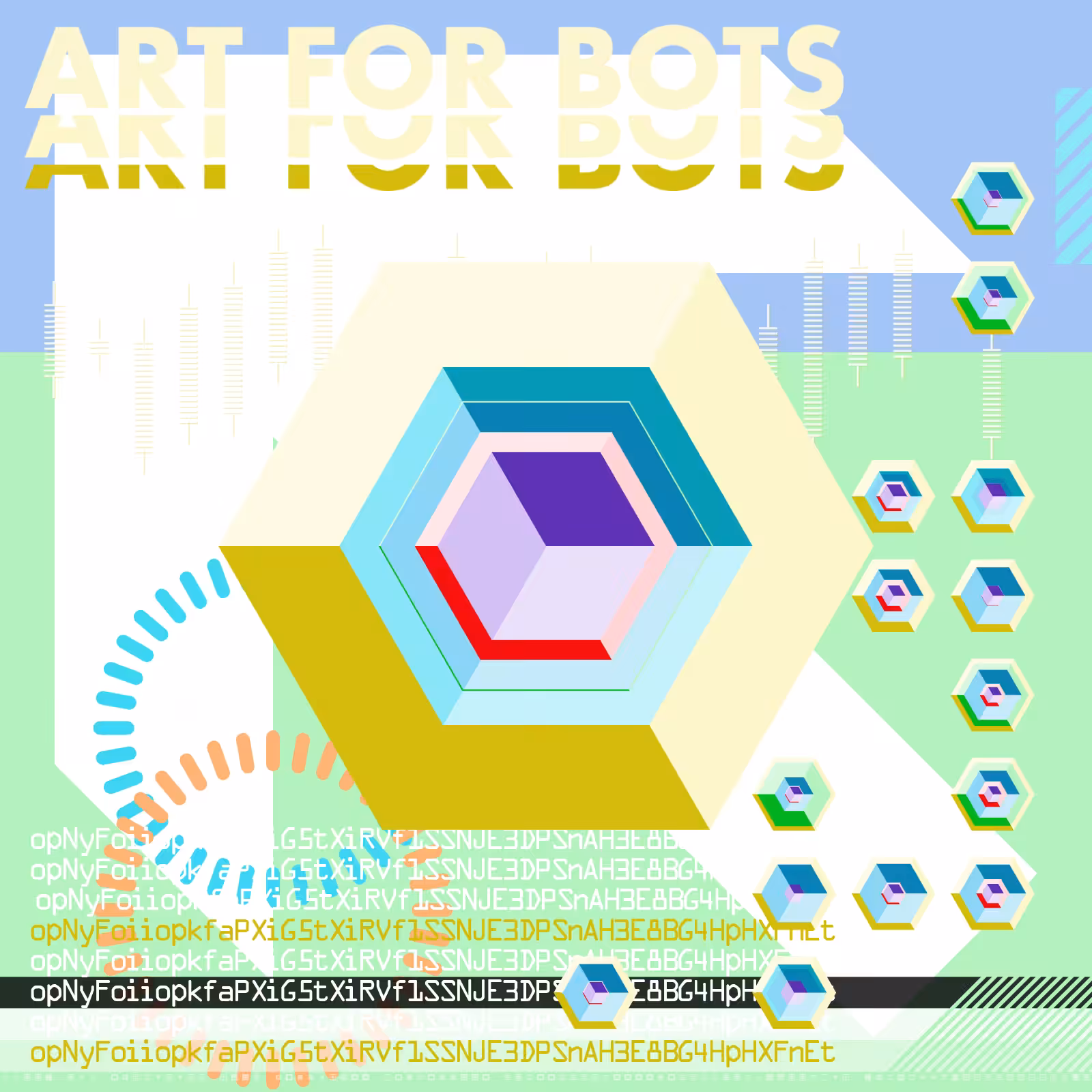 Hexagones - Art for Bots for Humans #52