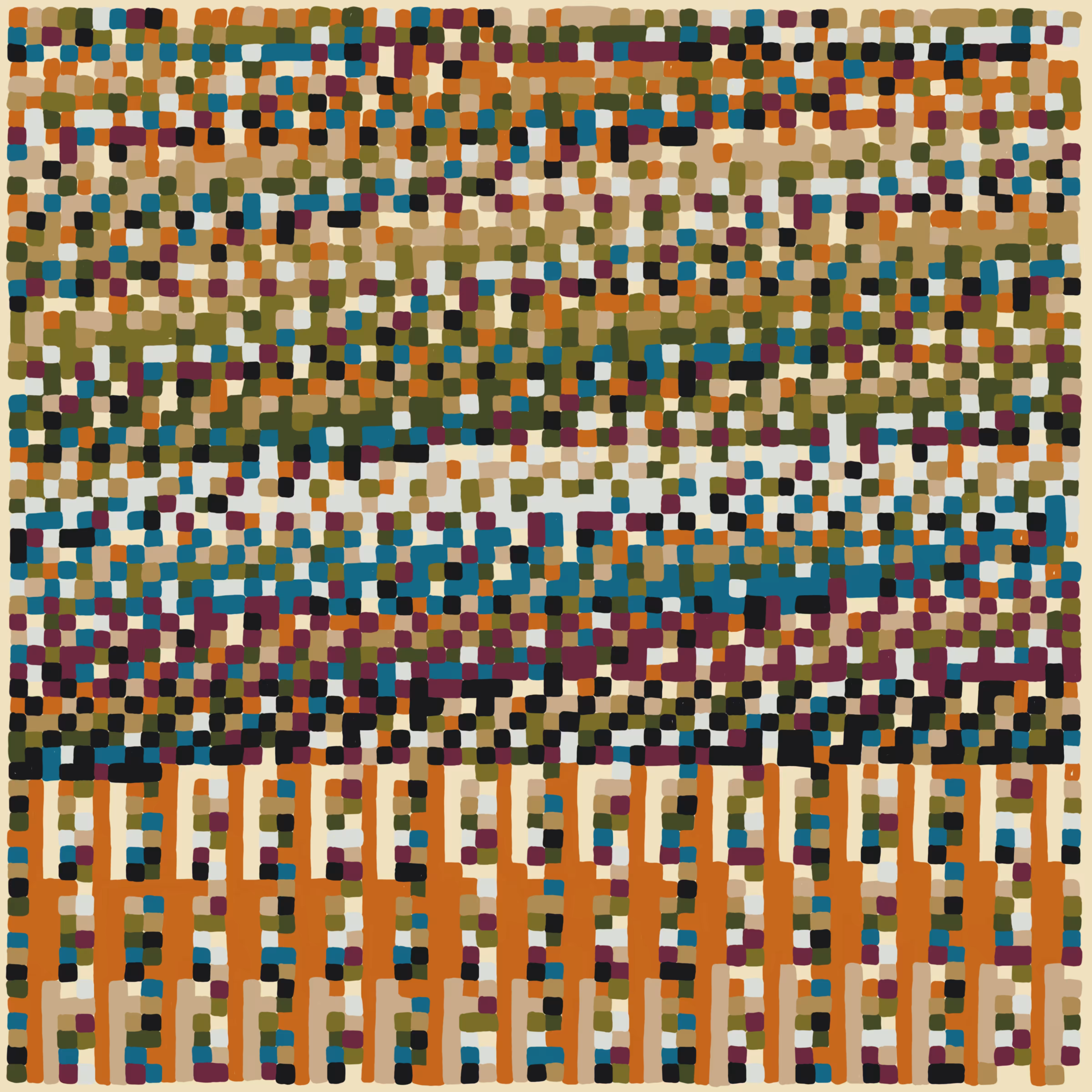 proof of work - color