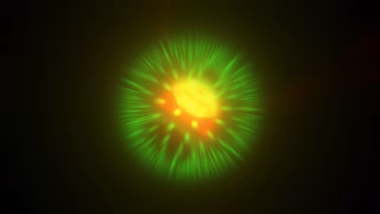 Abstract dance of light 