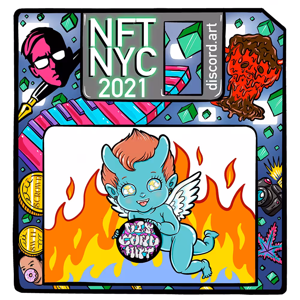 Art Show at the Park Ave Armory | discord.art NFT NYC POAP