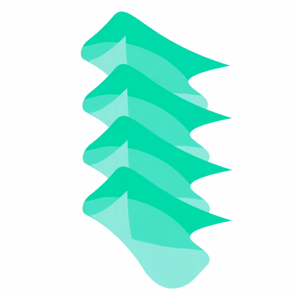 Futuristic Minimalist Green Digital Artwork