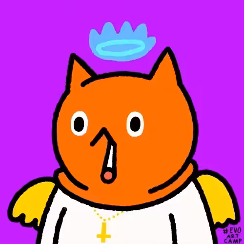 #EVOLARTCOMP : Blink cat