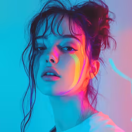Light Kissed Her with Ethereal Intent