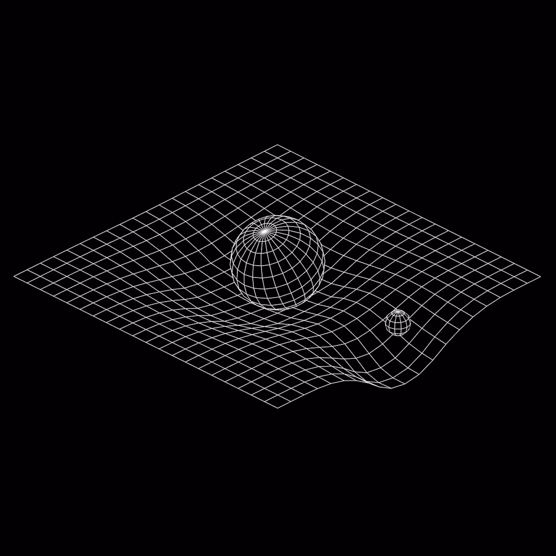 Can you feel the gravitational pull of the bending space time?
