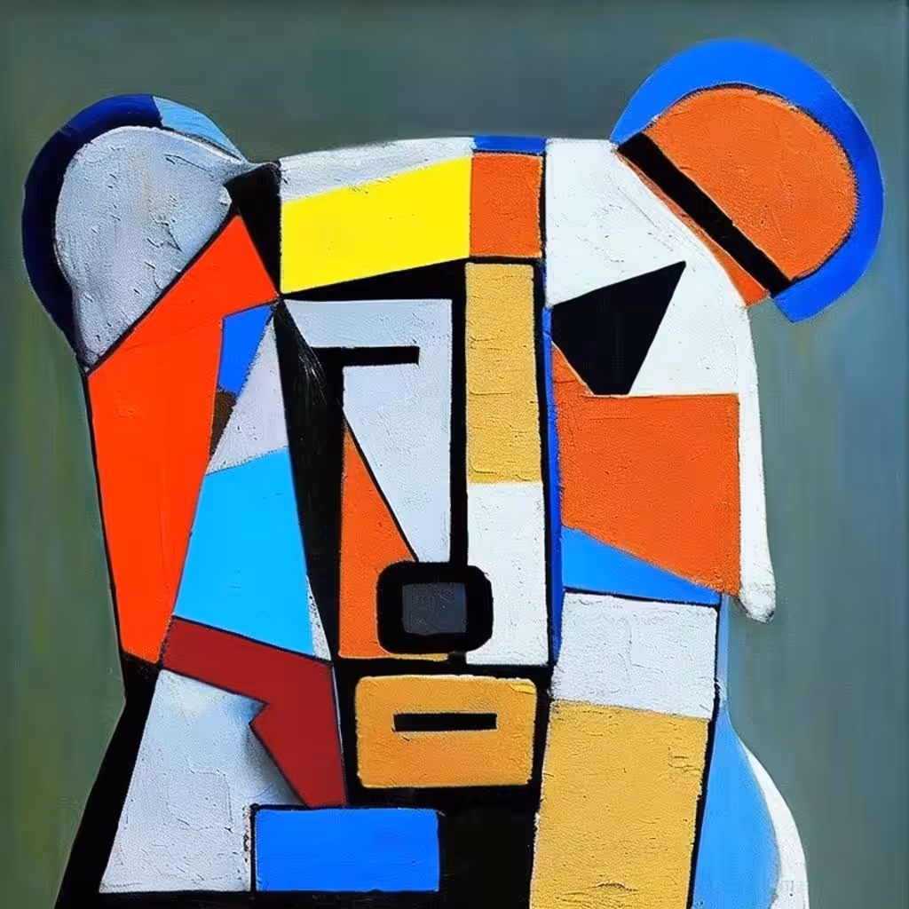 Cubists #12 (Bear)
