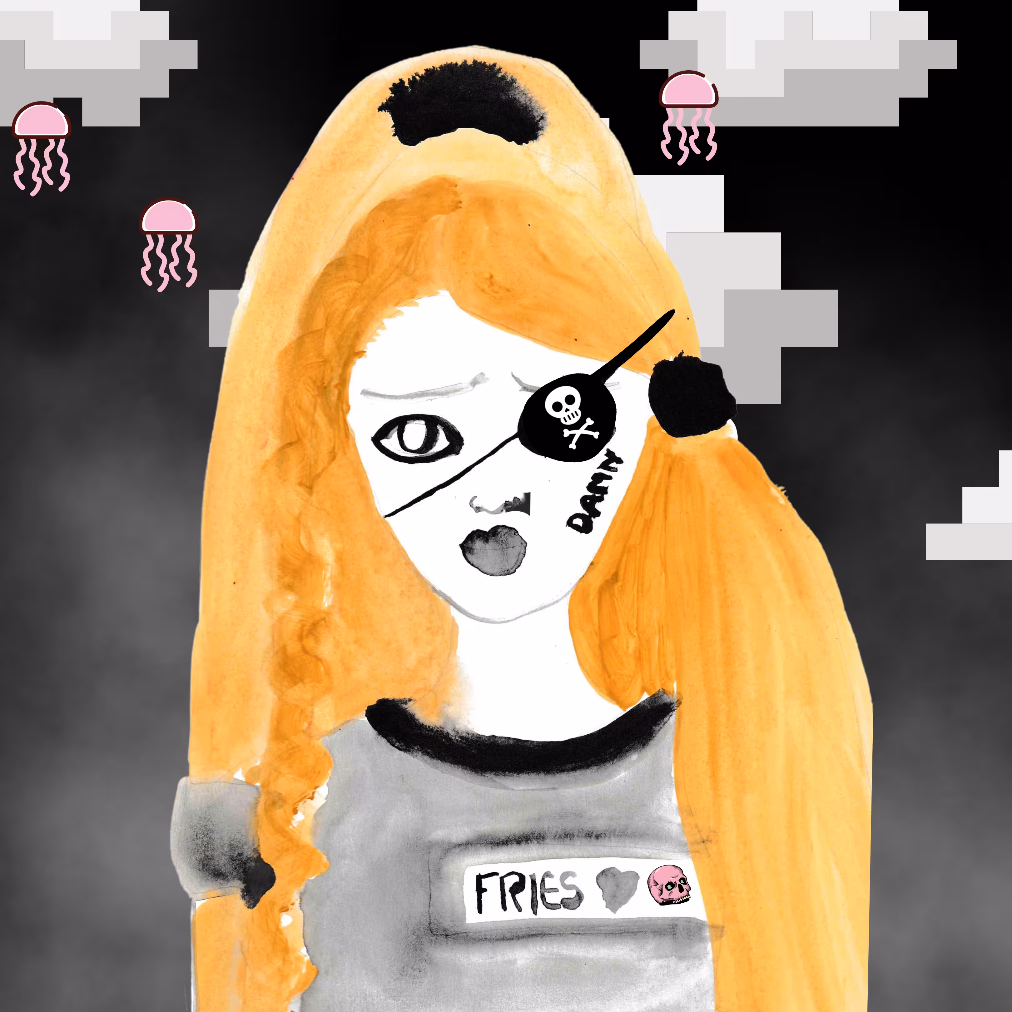 Justine, the cutie Emo!