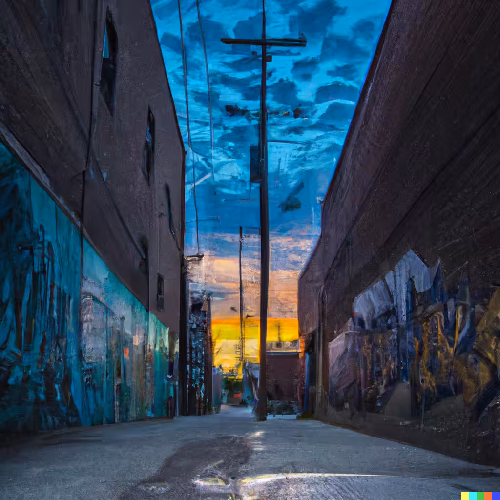 March Alley Sunrise