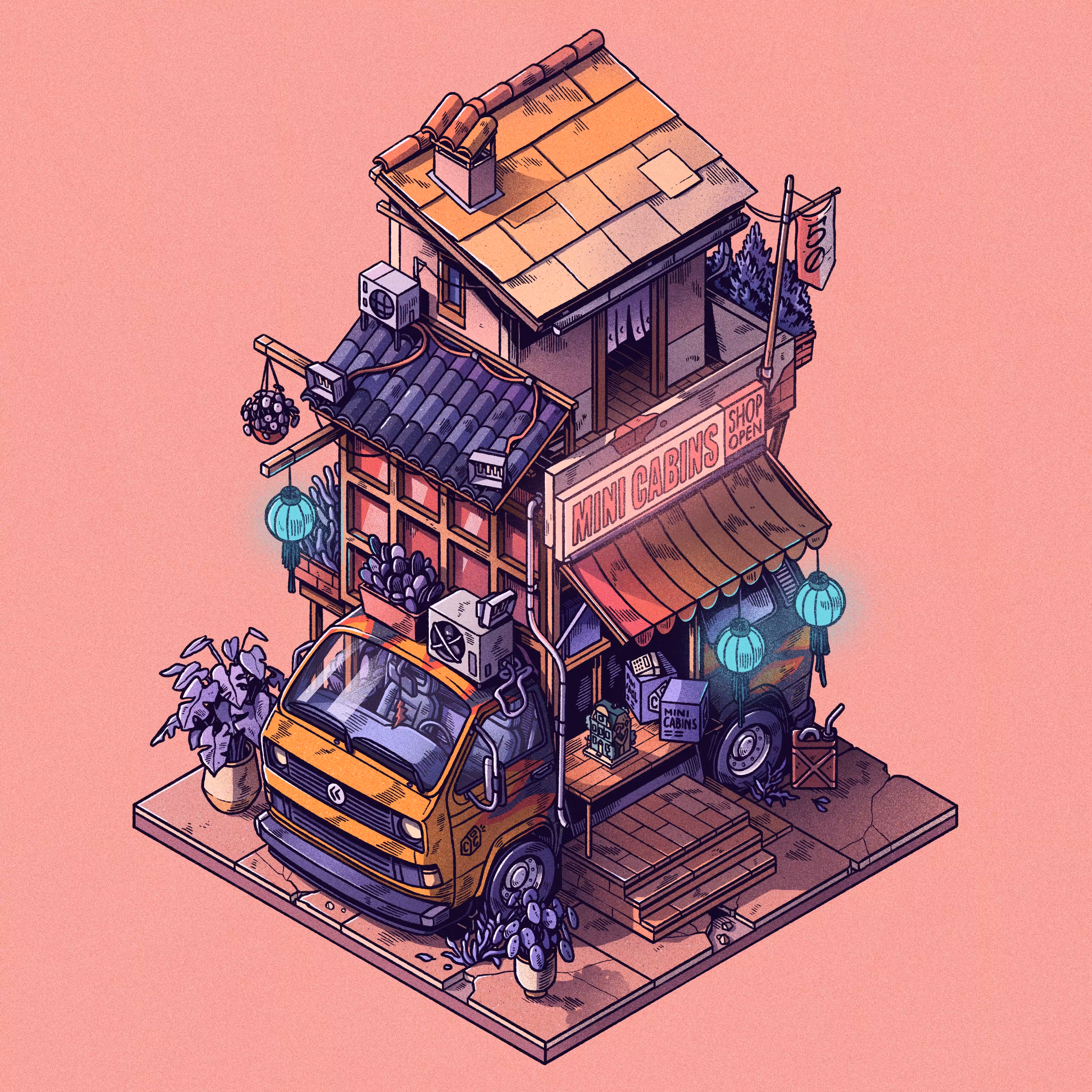 Curious Cabins #50: Caravan #776
