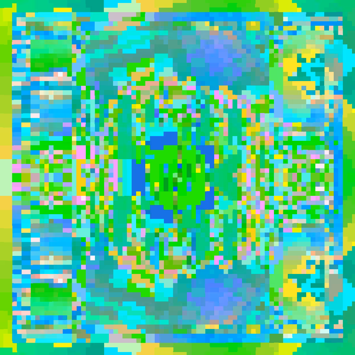Psychedelic Dance of Pixels #28