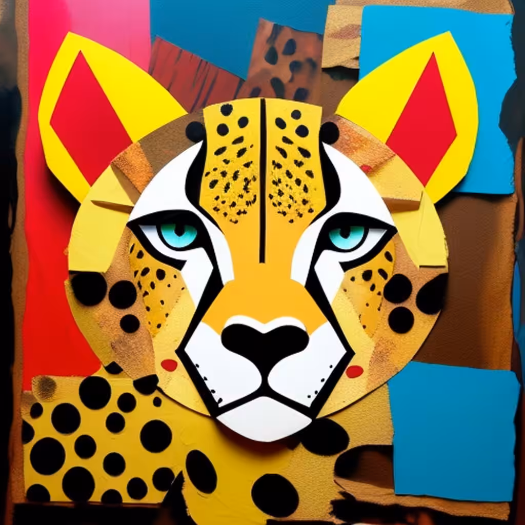 Cubist #105 (Cheetah)