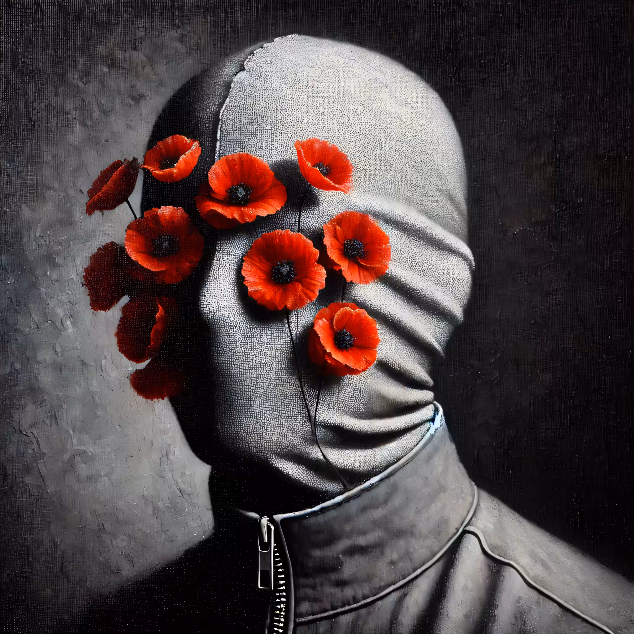 Surreal Portrait: Red Poppy