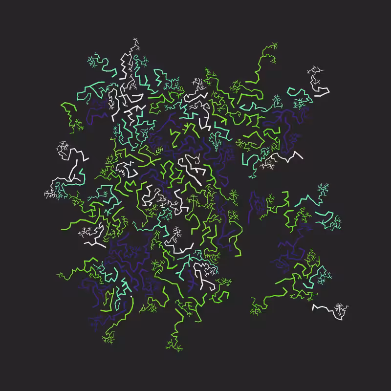 Random circle of Fractals #10