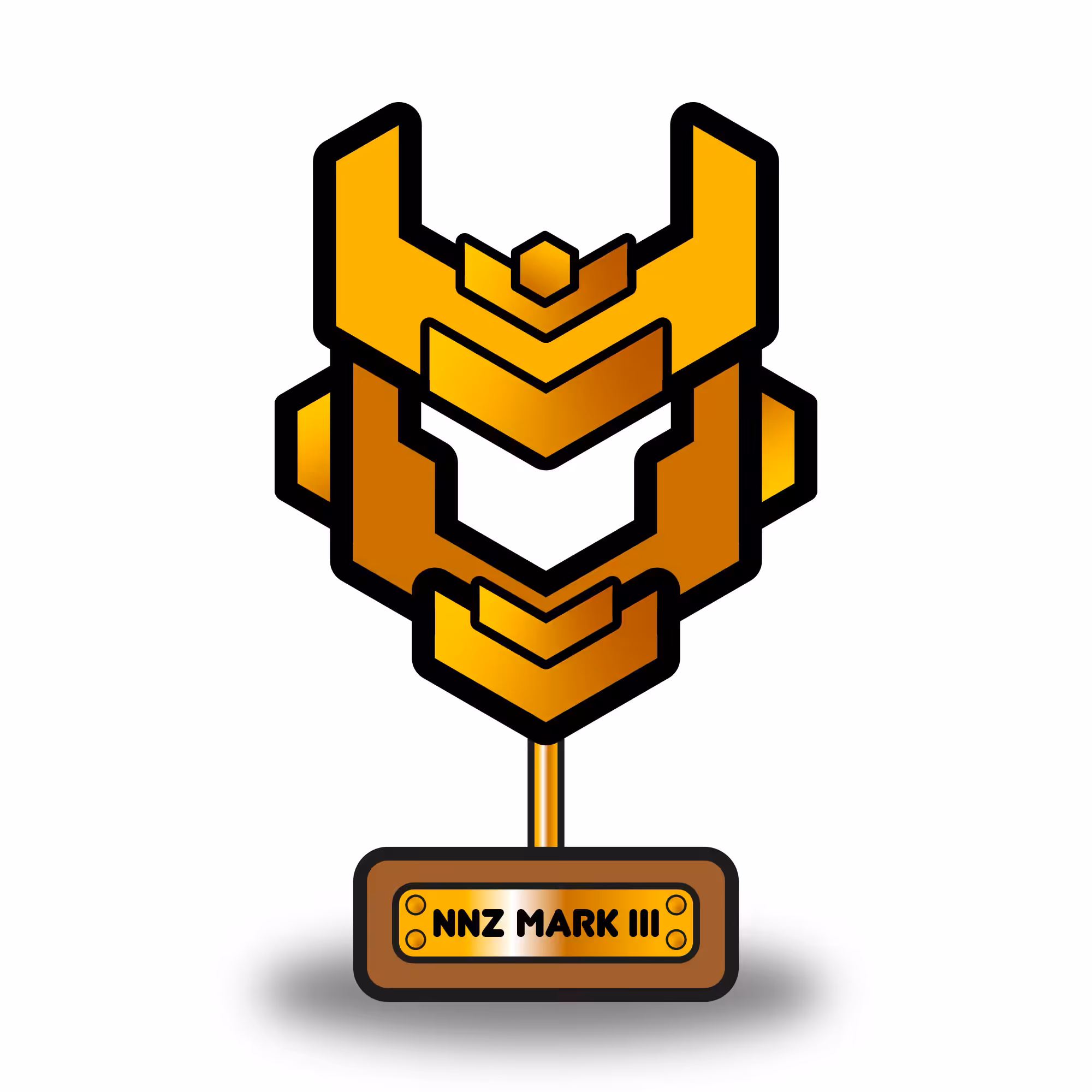 Gold Helmet - NNZ MARK III
