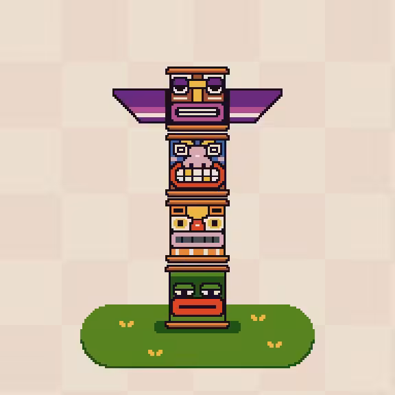 Tiki Totem #31
