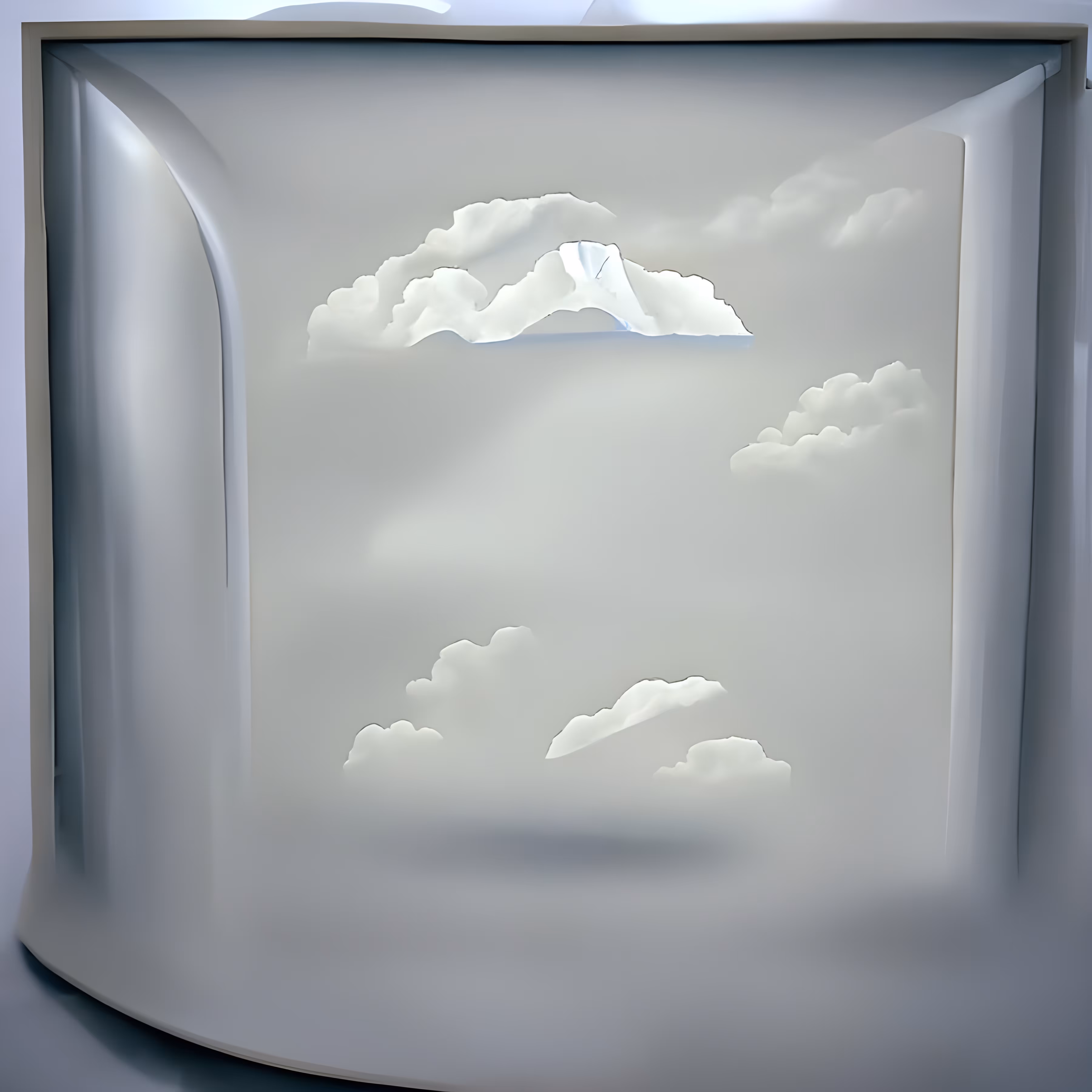 Titanium White 8K By René Magritte