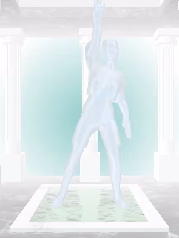 HeavenComputer: The Jazzy Ethereal Blue Woman #998
