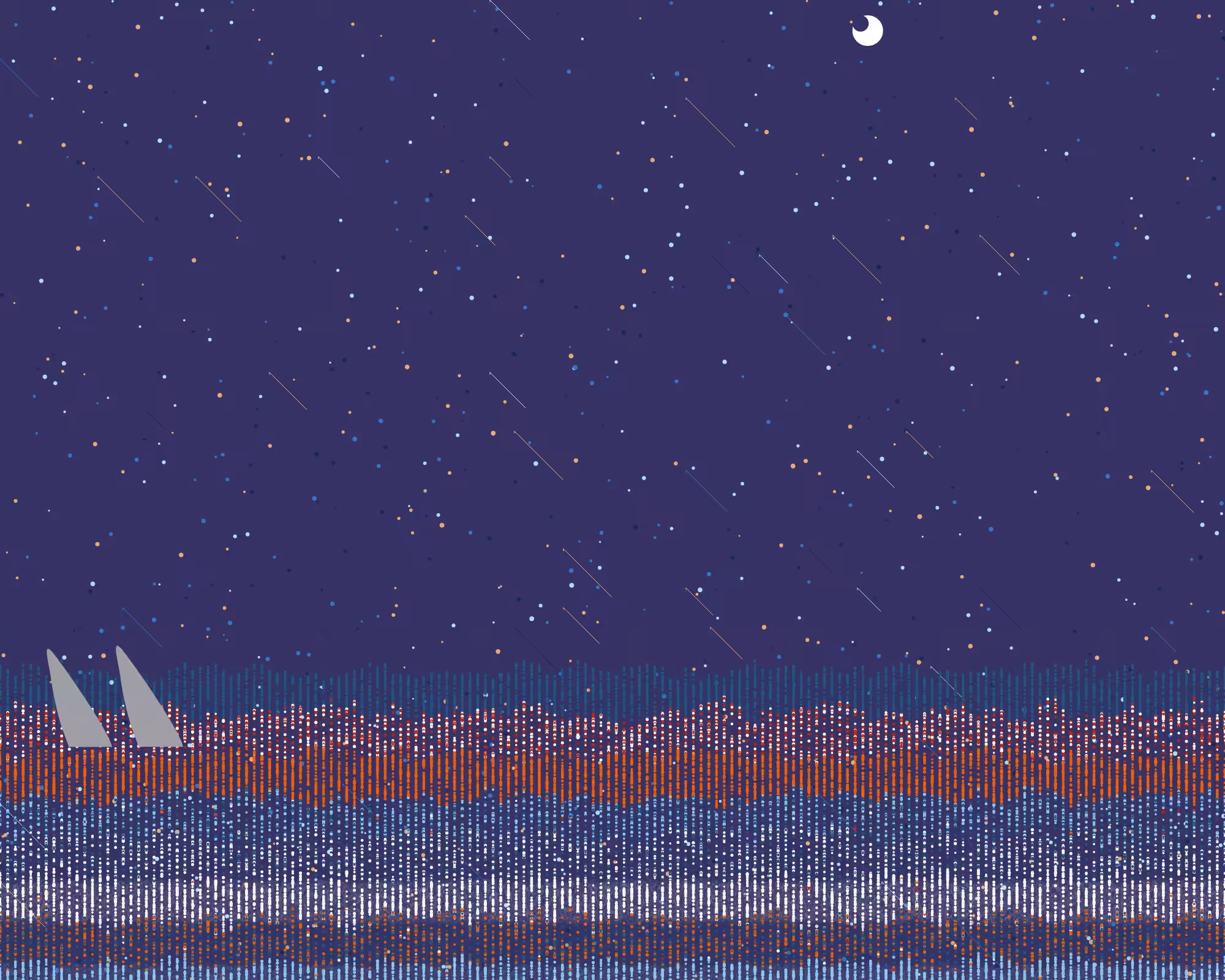 dangerous,ocean,shooting star and night #27