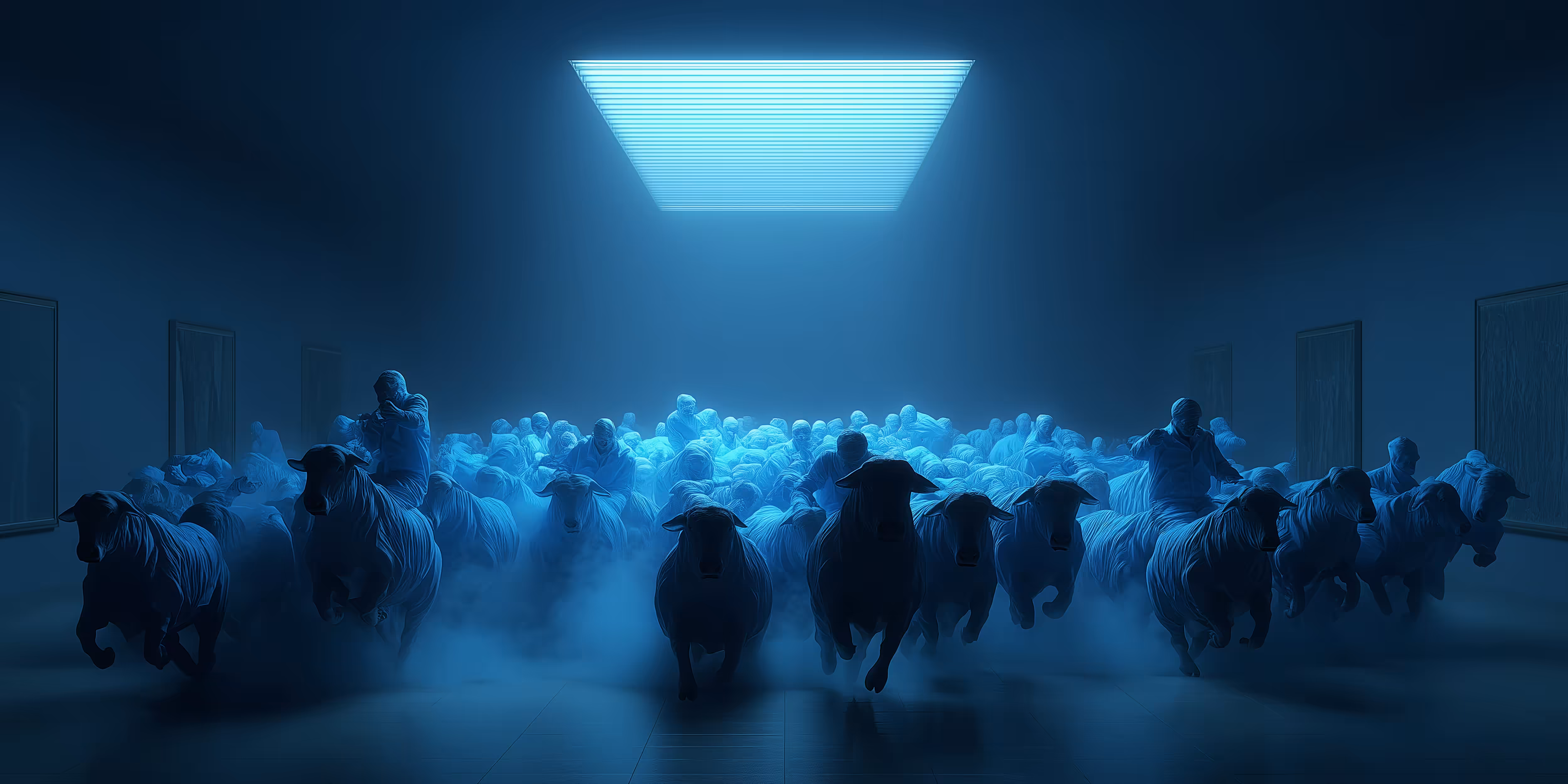 272 Blue Atmosphere : Invasion of the museum
