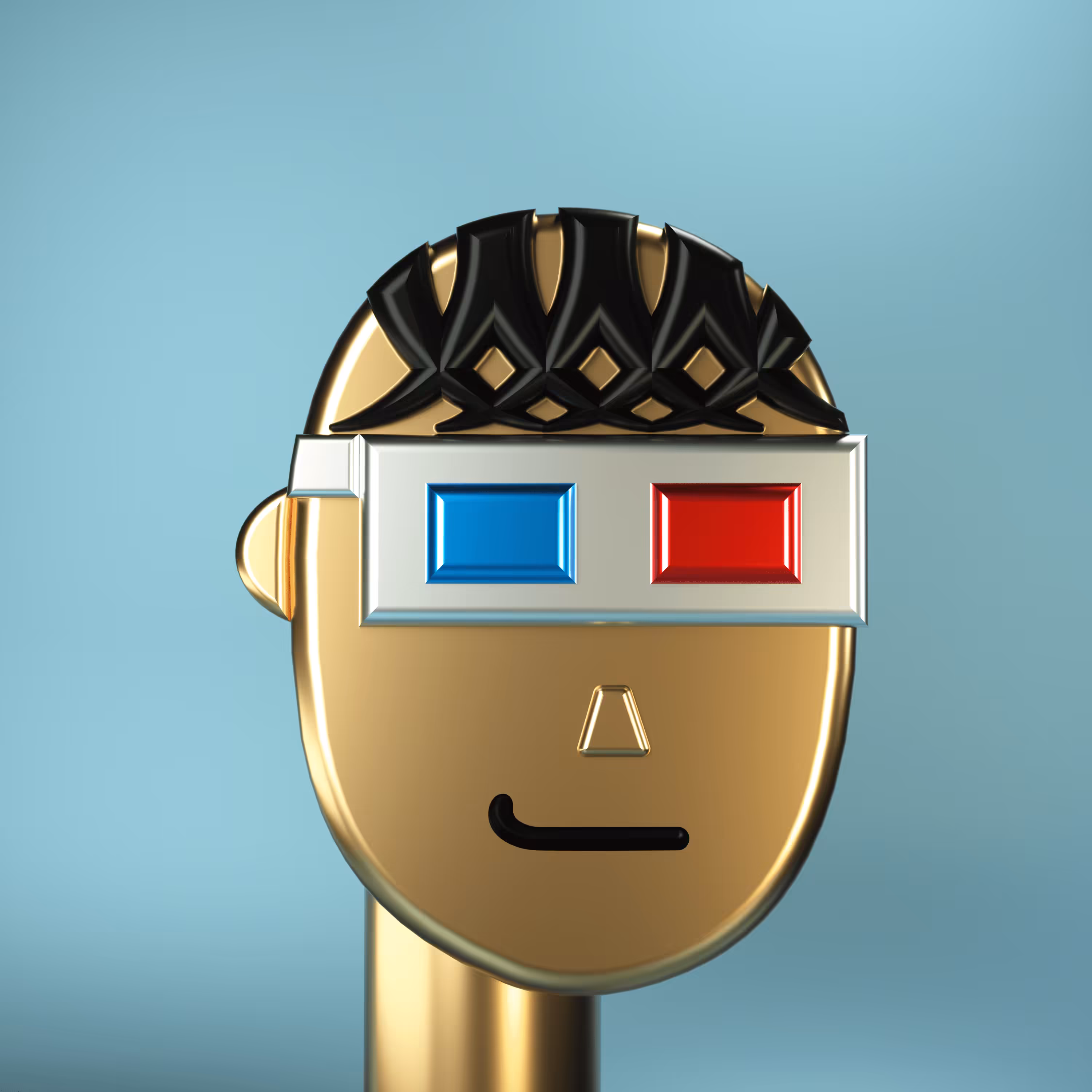 3D Chrome Punk #0275