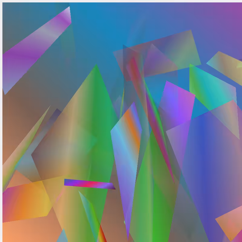 random divs with gradient and perspective #11