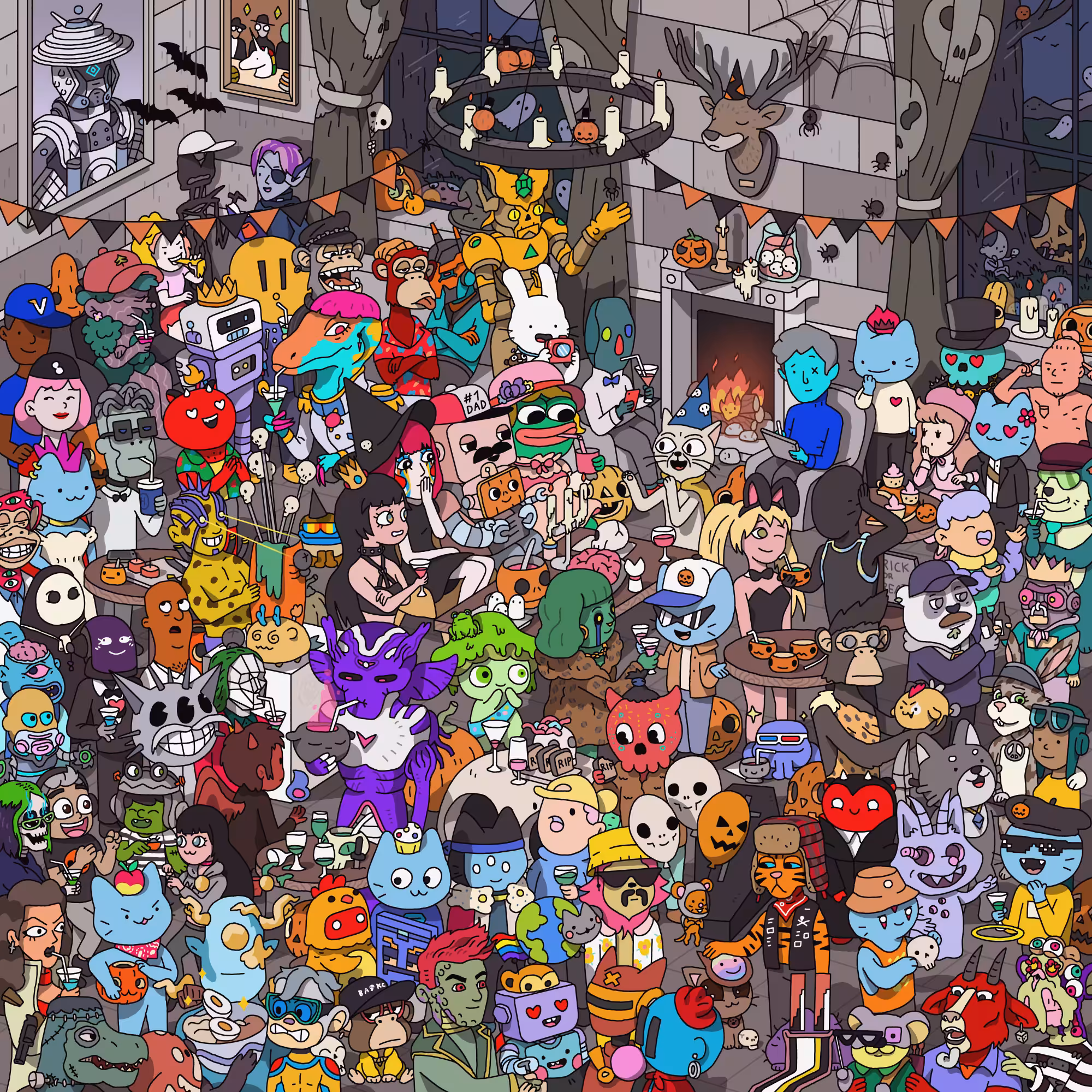 NFT Party. Halloween