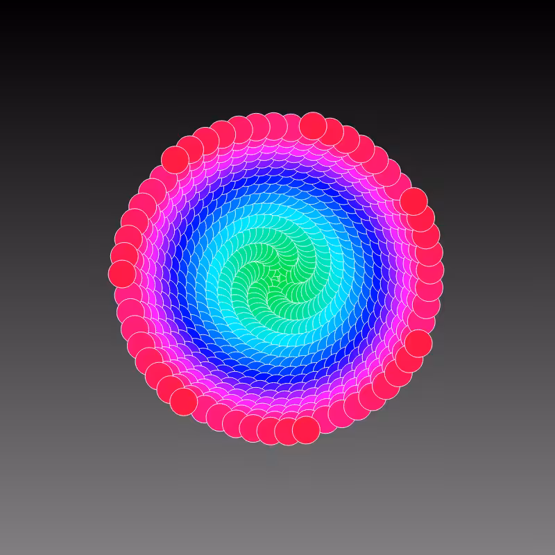 RAINBOW FLOWERS #47
