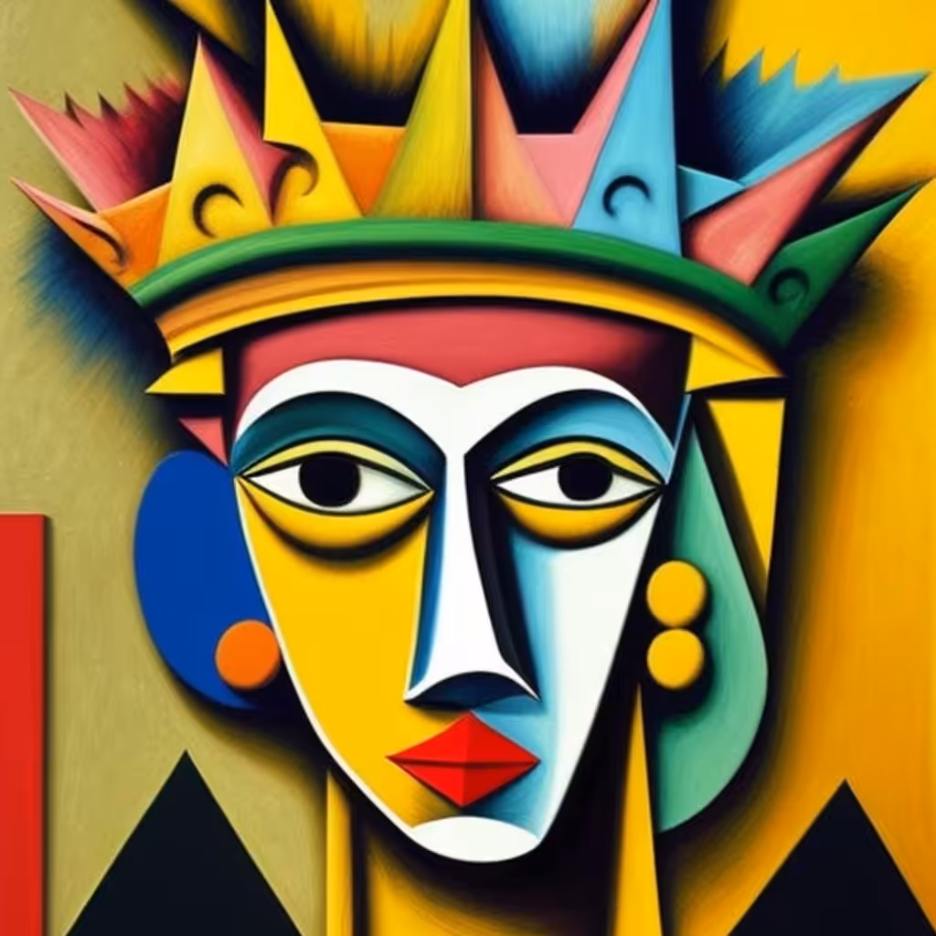 Cubist #77 (Empress)