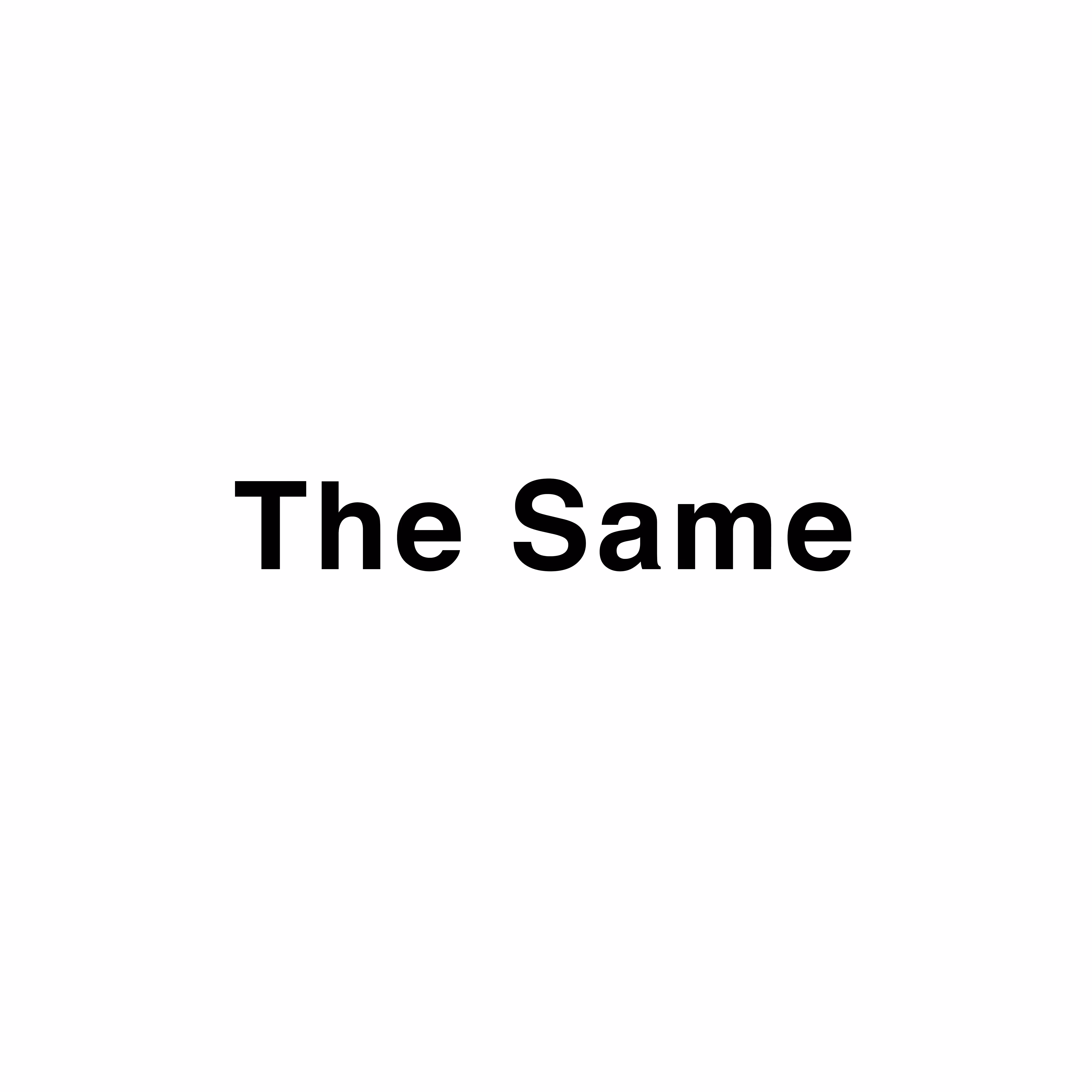 The Same