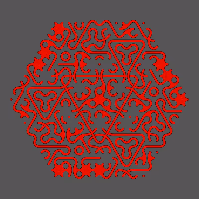 Threefold Symmetry - Dark Variations #497