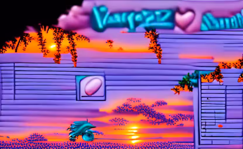 Vaporwave Sunset 8