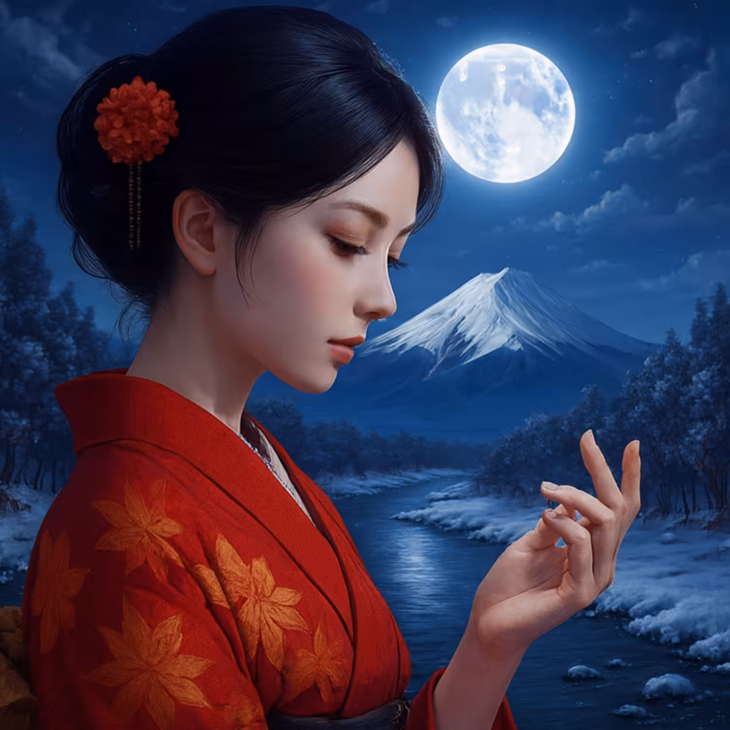 Moonlit Contemplation