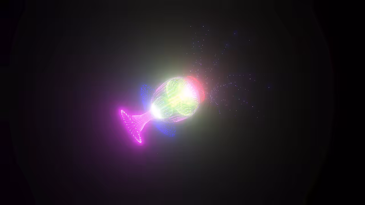 Abstract dance of light 