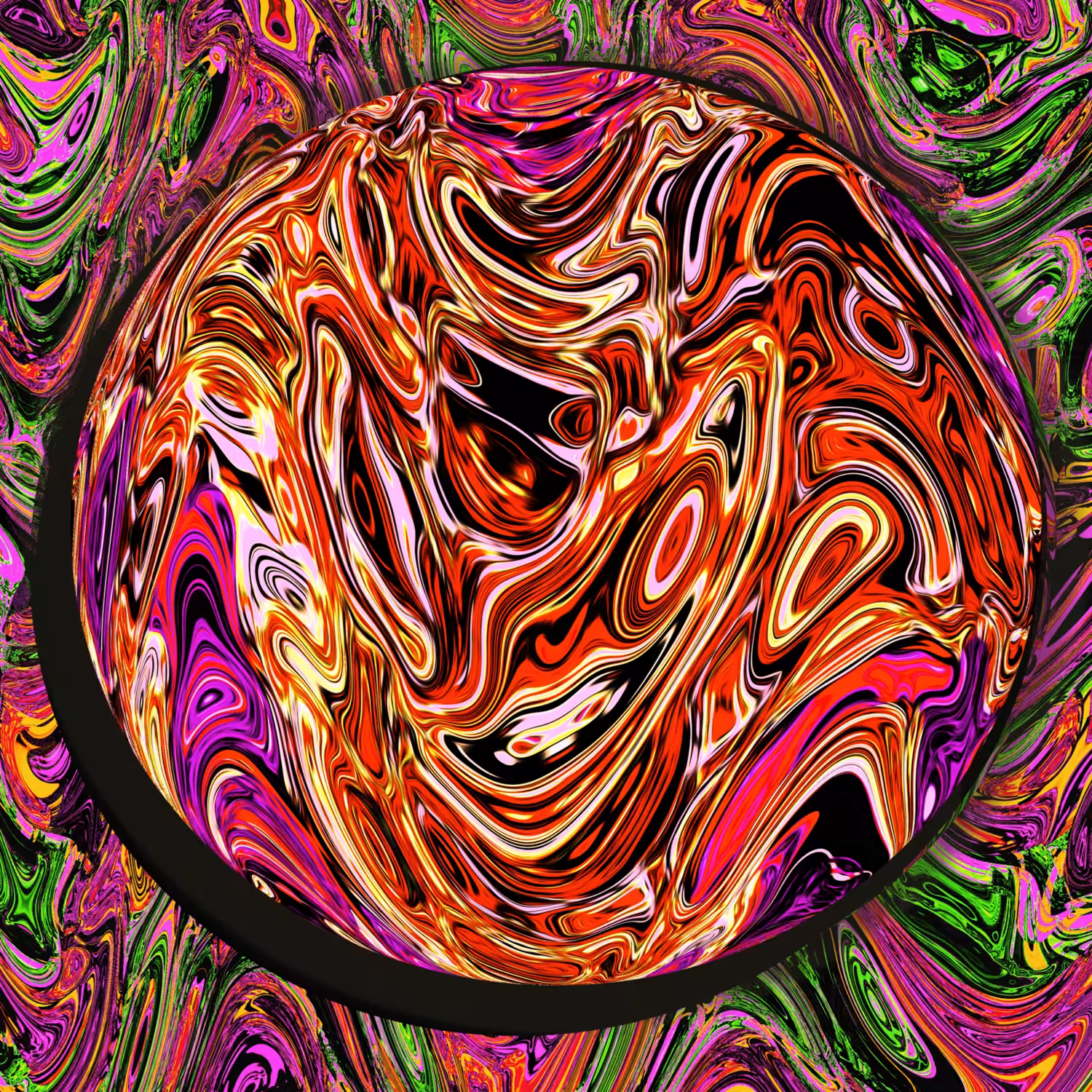 My psychedelic moon   2