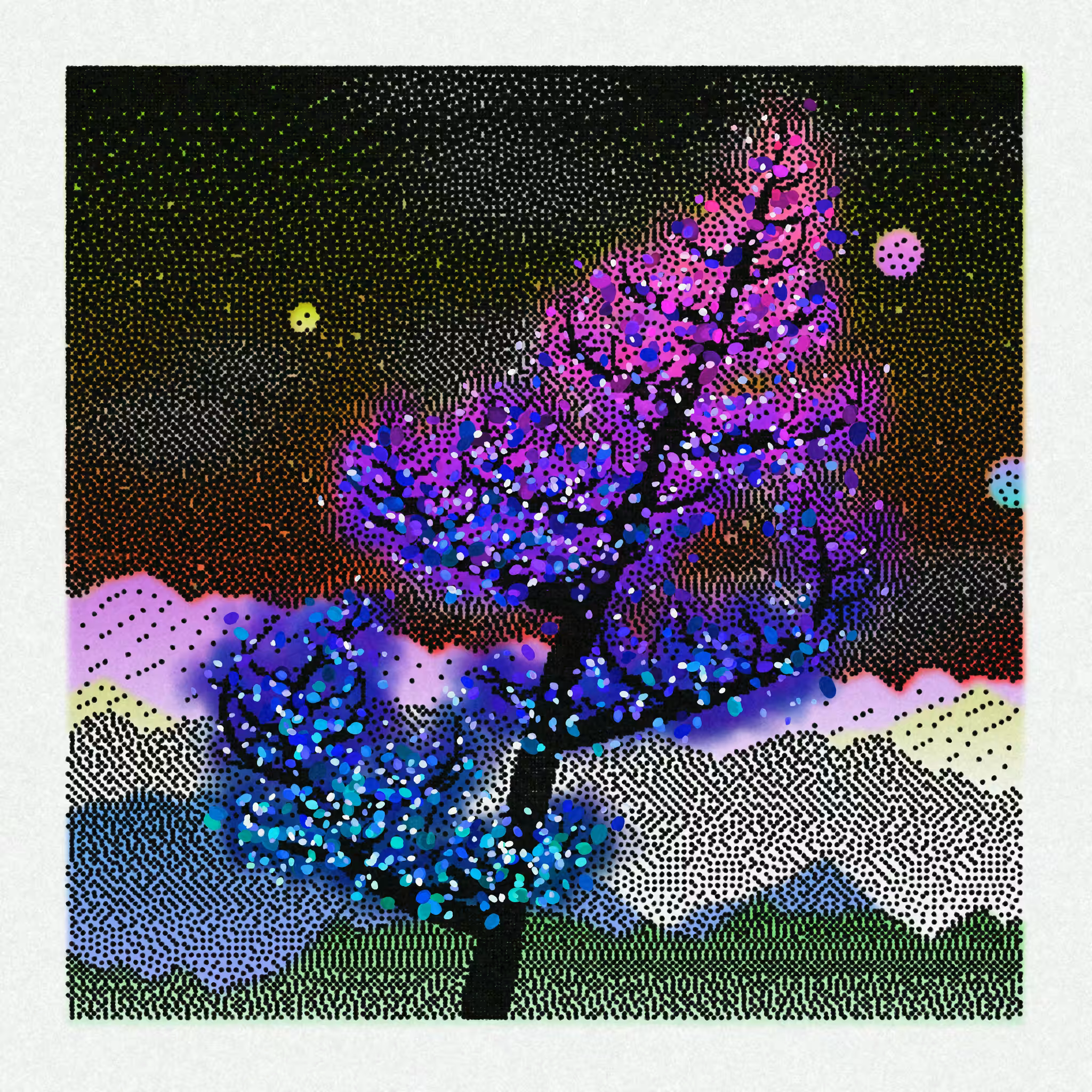 Dithered Branches #86