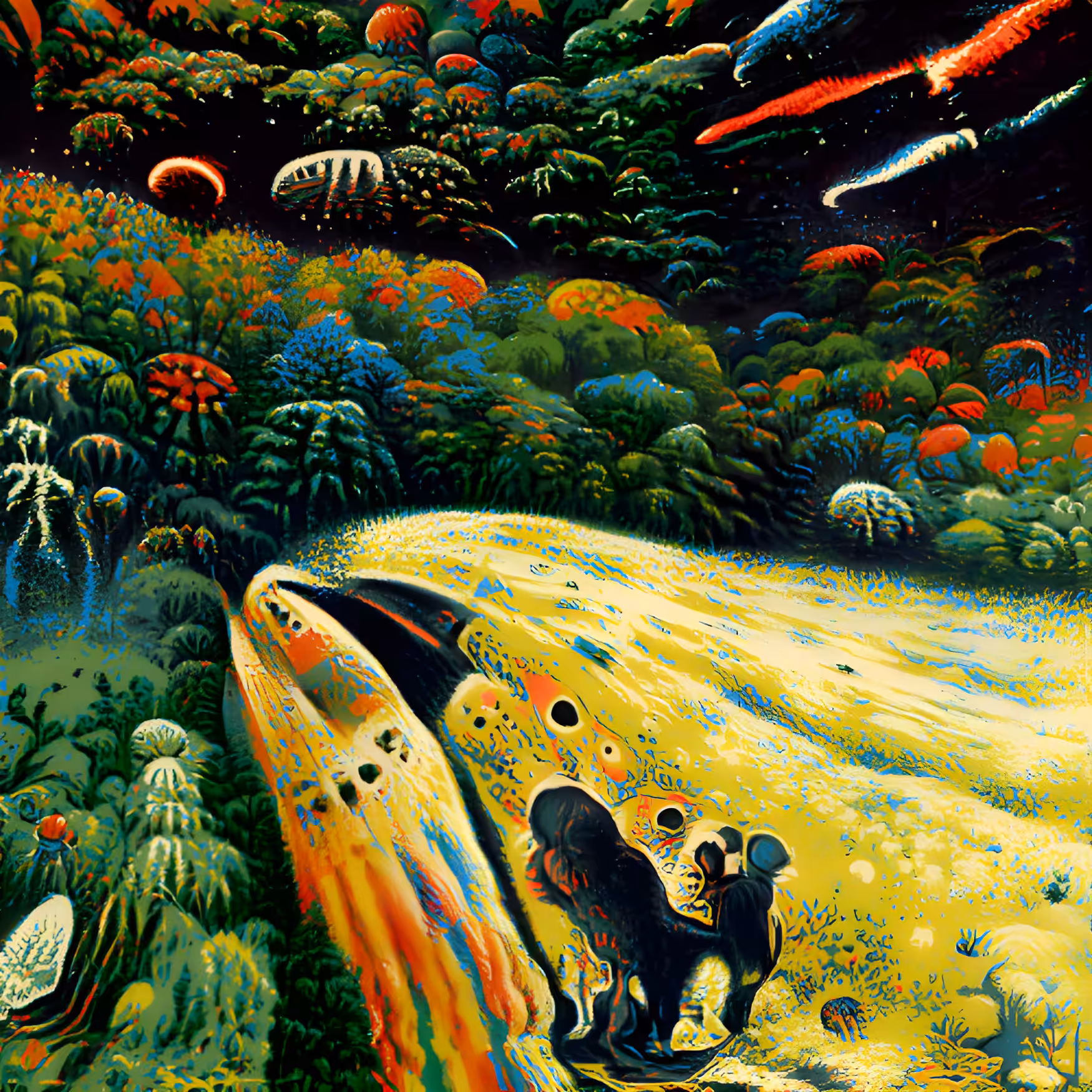rainbow spaceship voyage #10