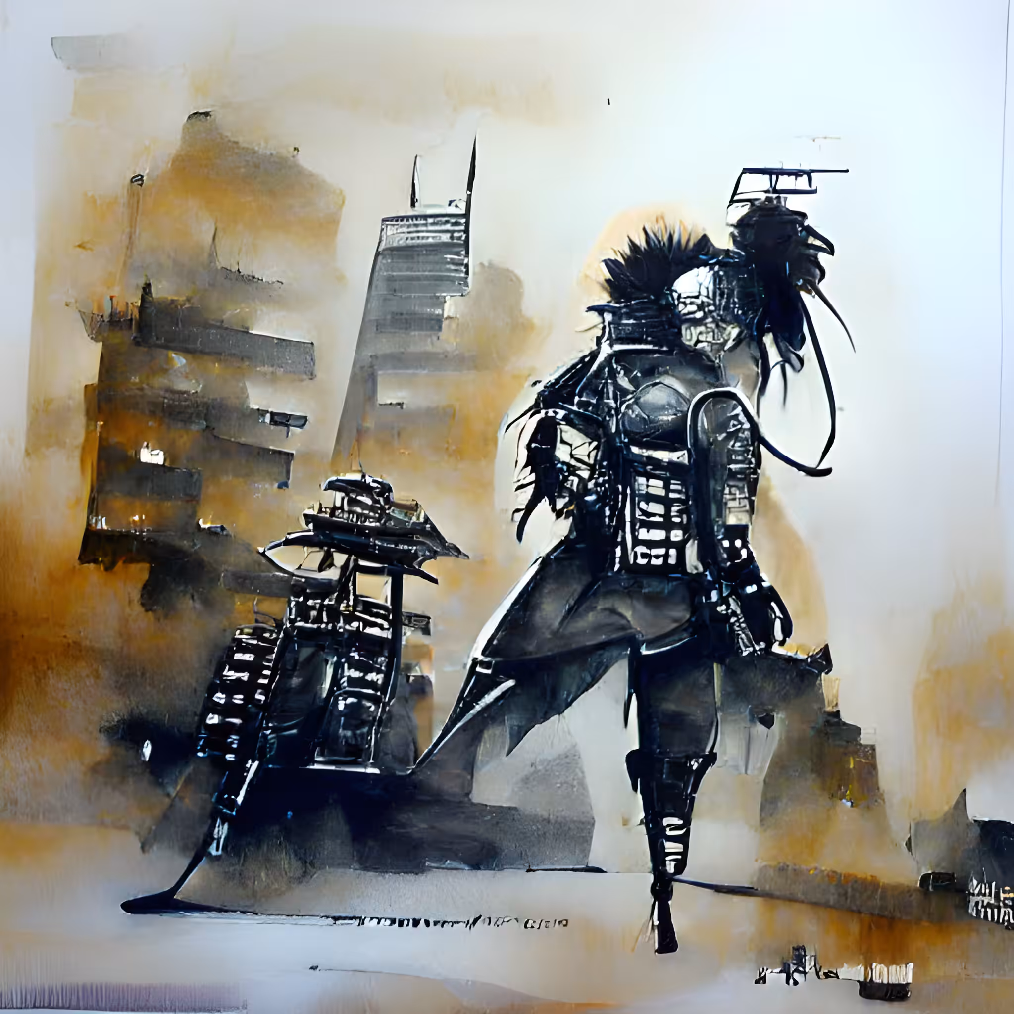 Cyberpunk Samurai #27