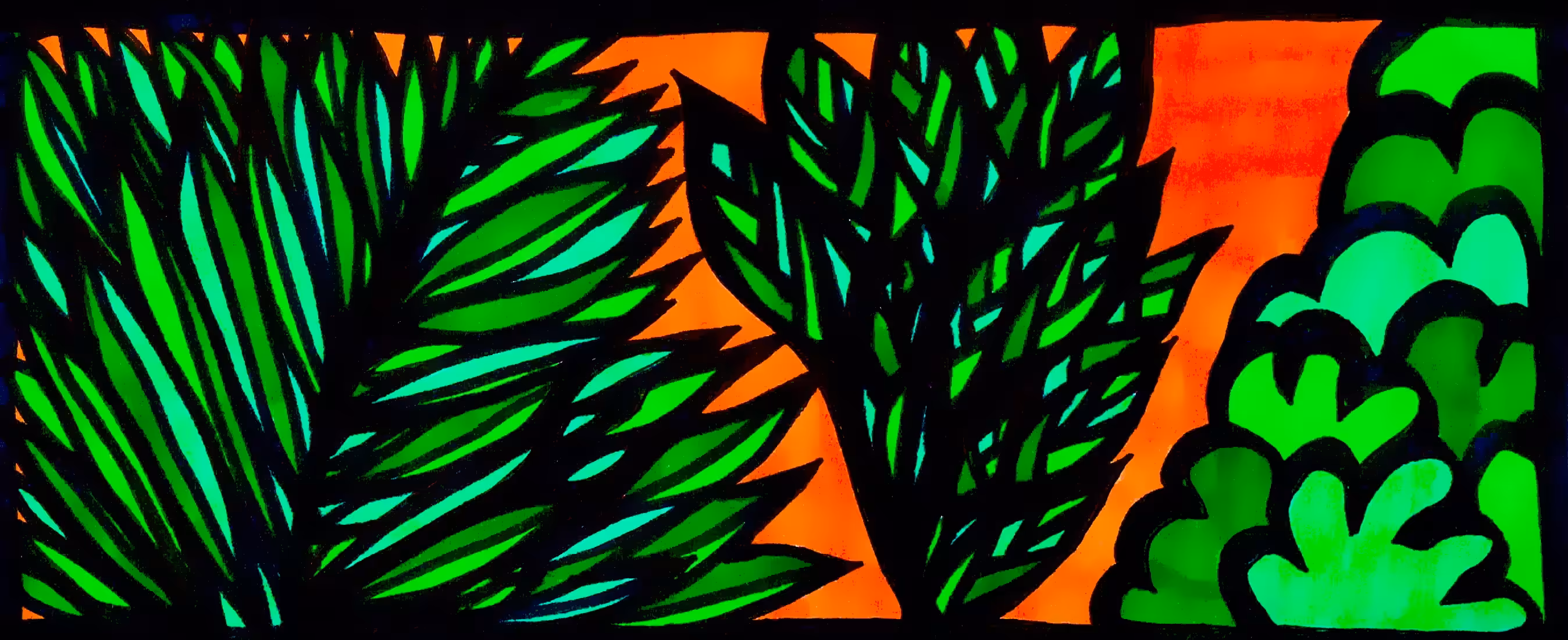 Fire Lava Plant Life