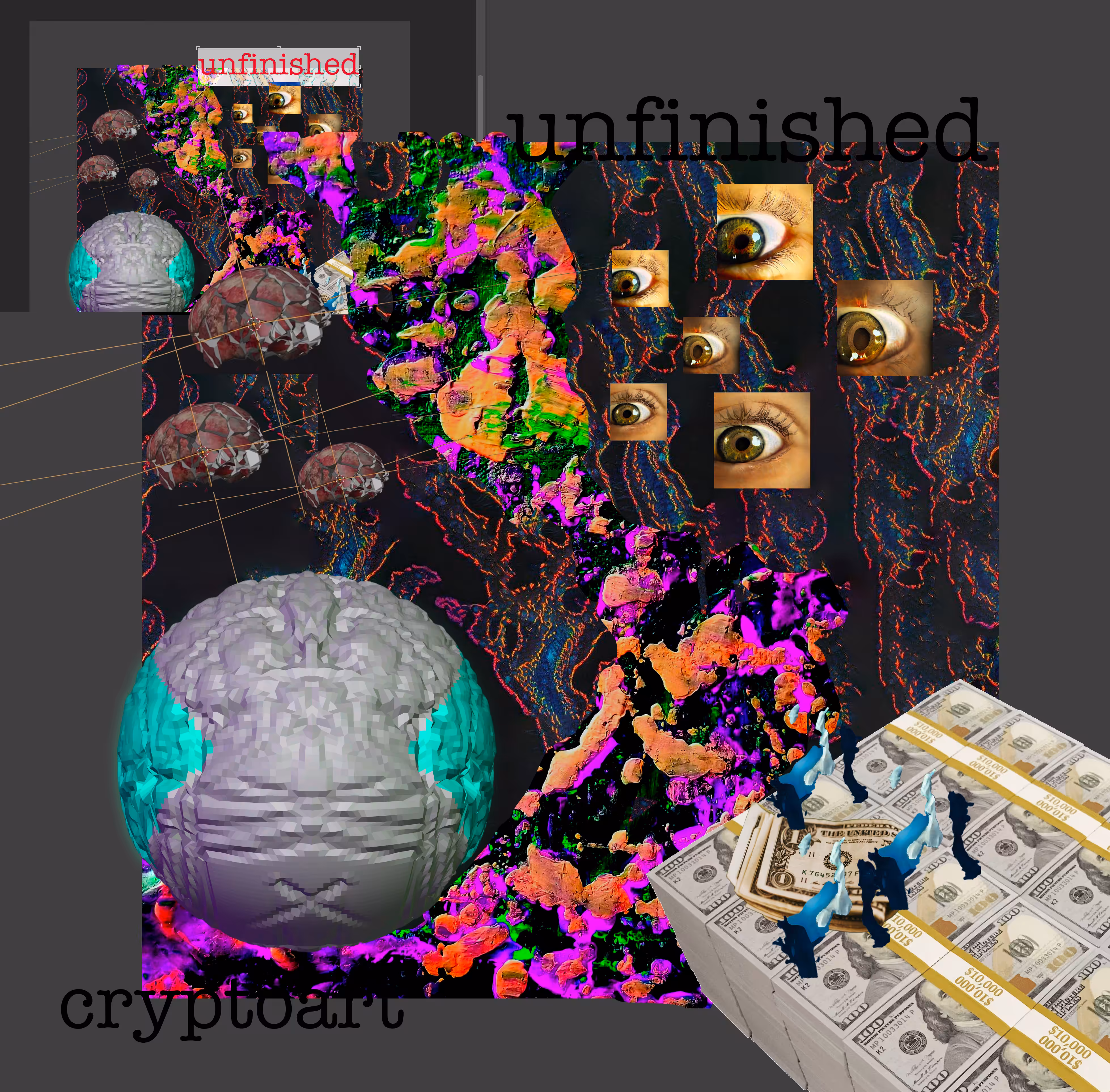 unifnished cryptoart