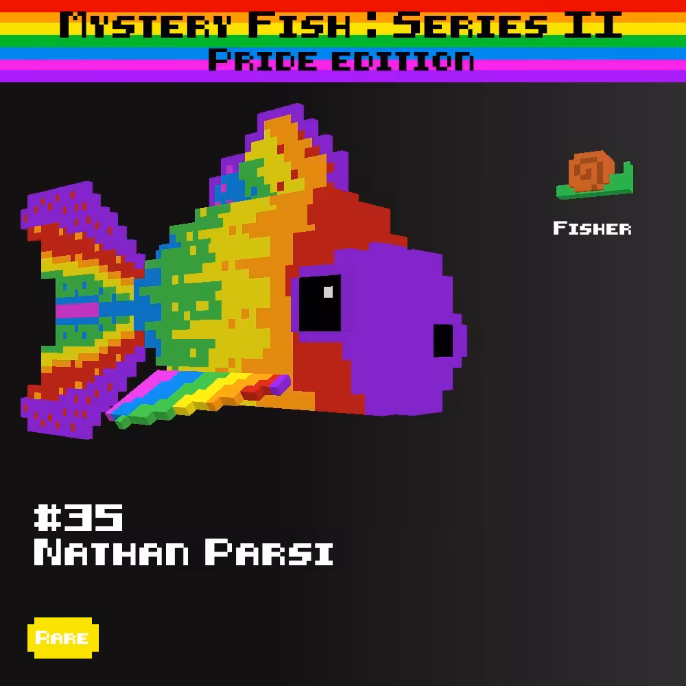 Nathan Parsi :: Mystery Fish : Pride Edition #35