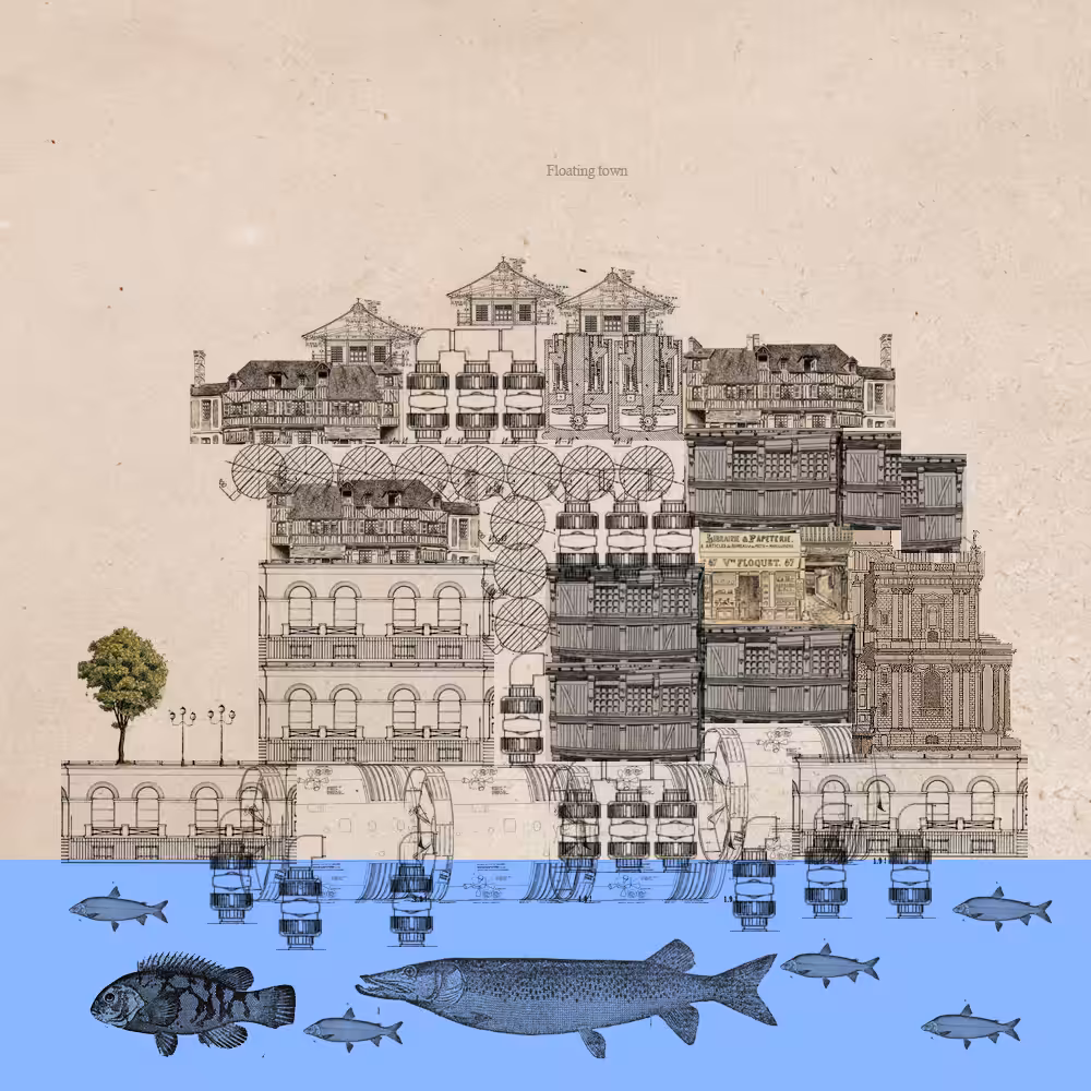 Floating town