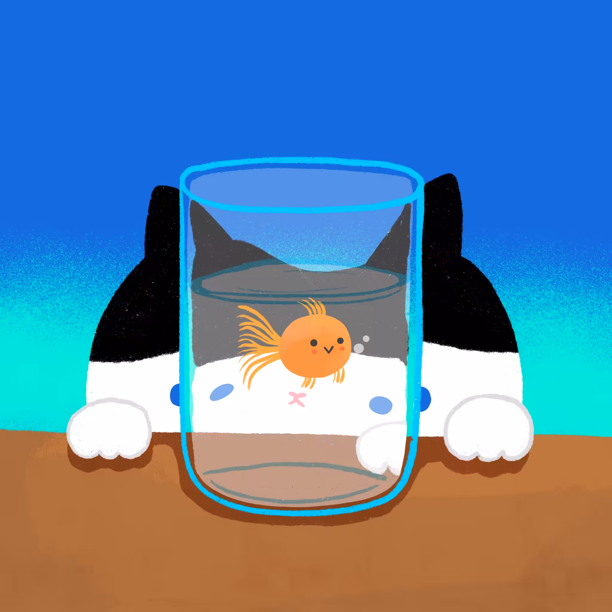 Rodeo posts: Golden fish