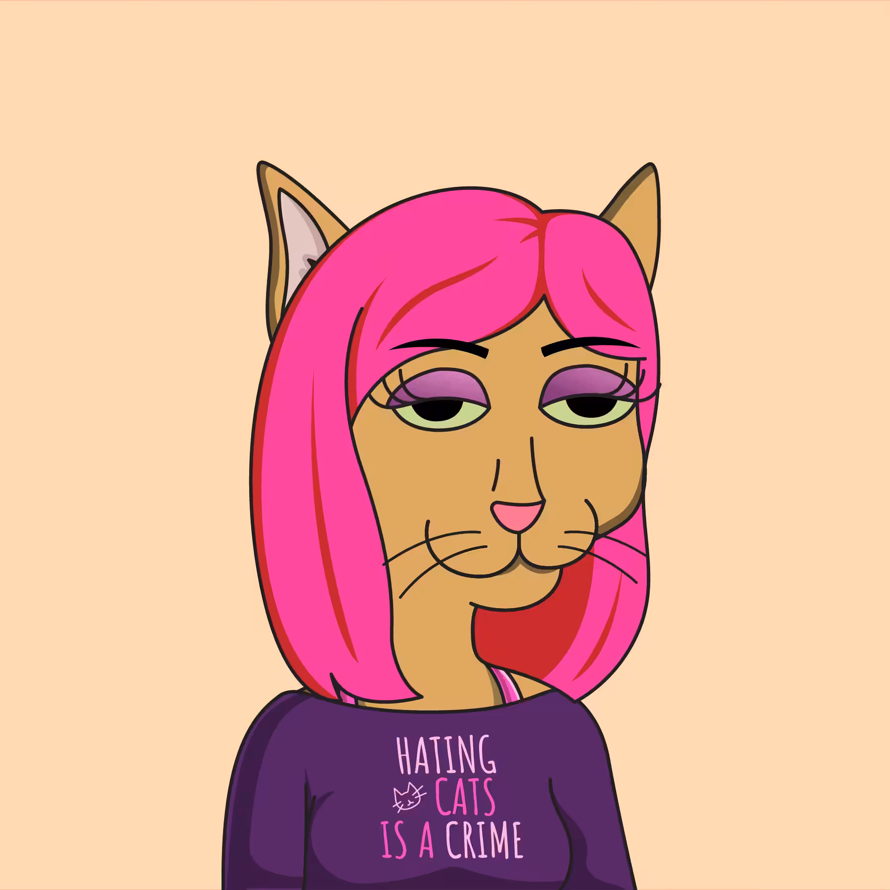 Girl Cats Club: Girl Cat #632