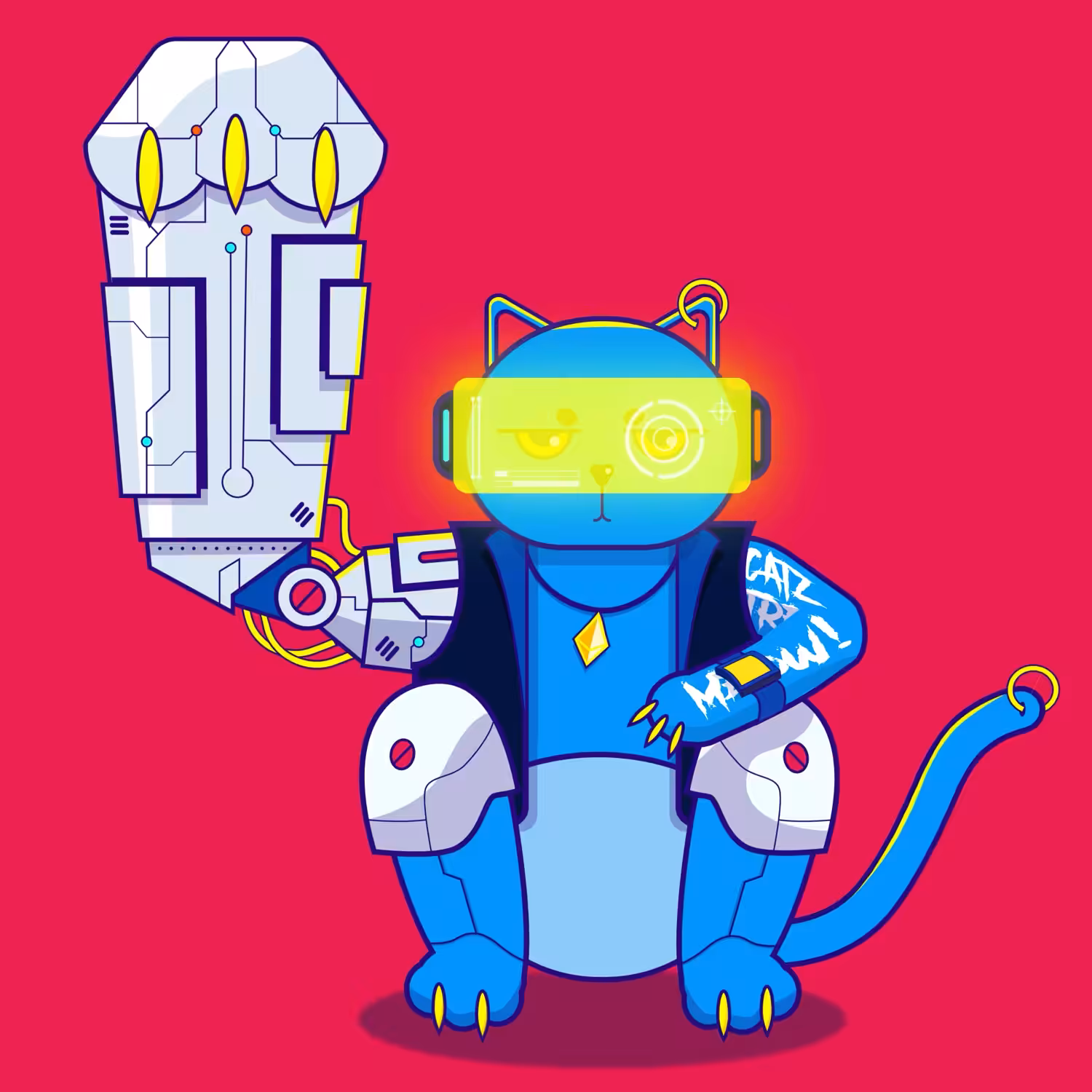 SMASH CAT! - Cyborg Cat #001