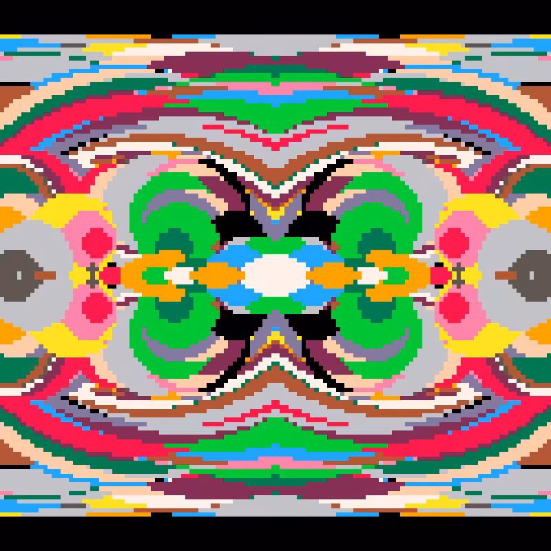 Rapid Psychedelic Inkblot Test Generator #37