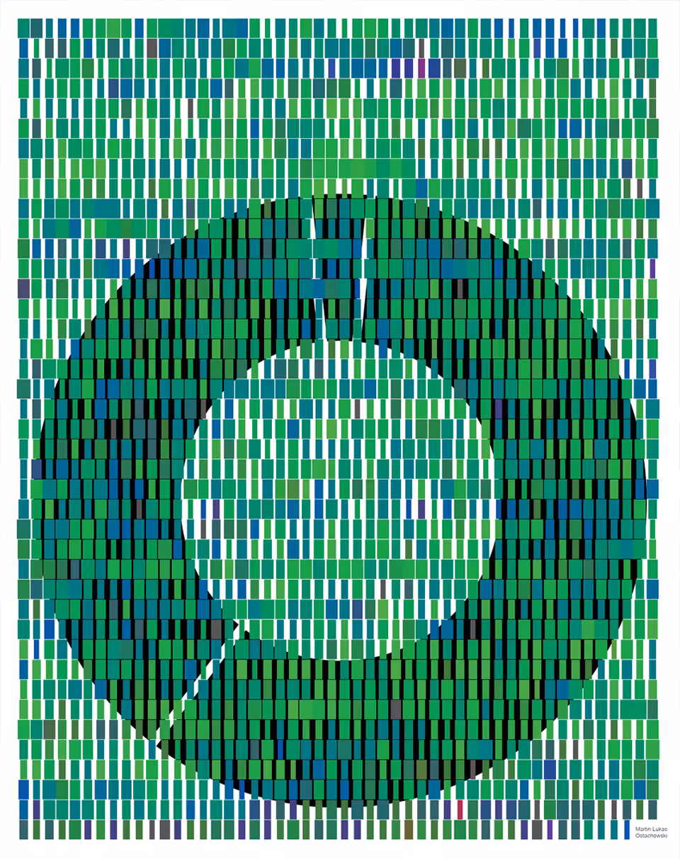 Seed Phrase Words Visualization RGBSCV White Edition