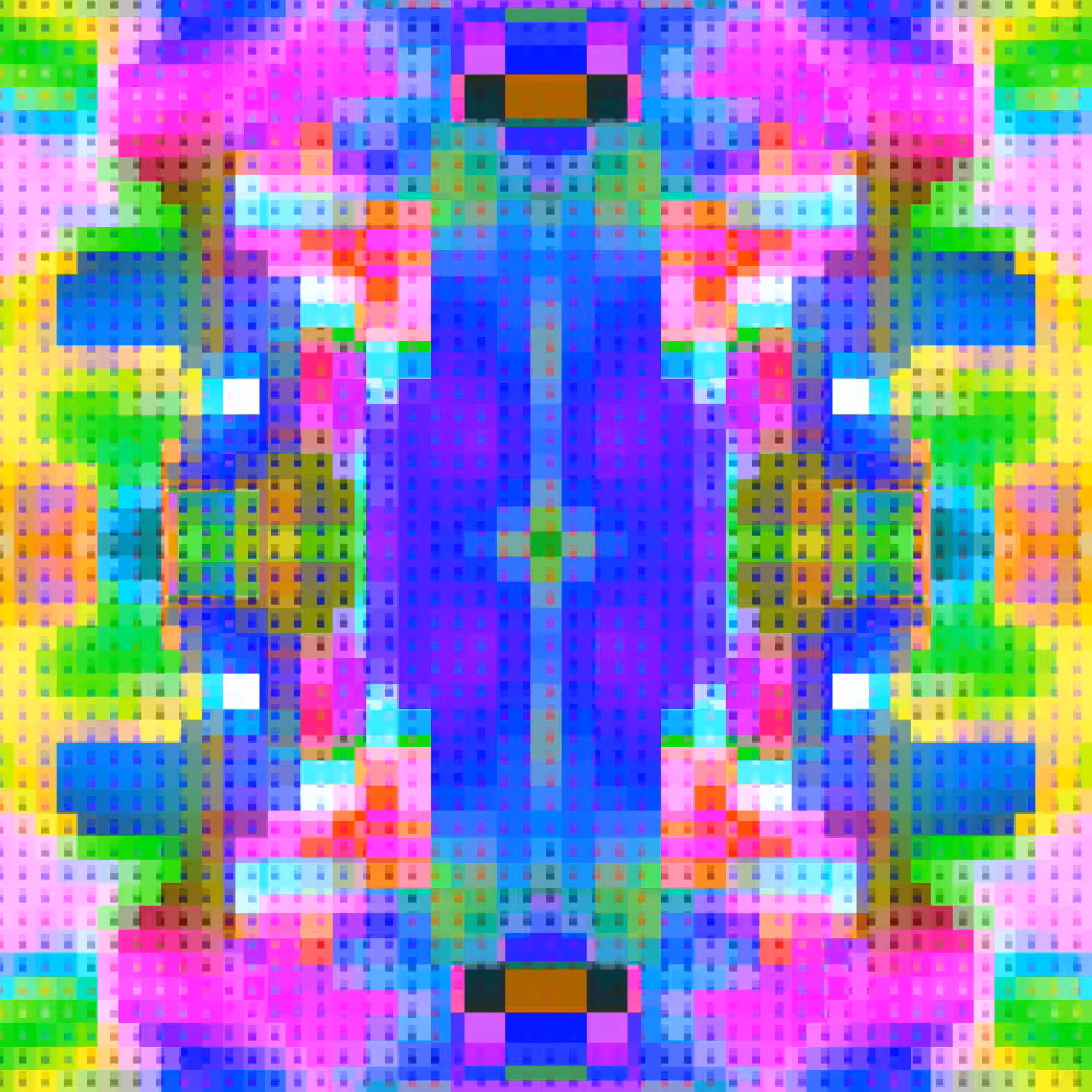 Magical Pixelated Kaleidoscope #5