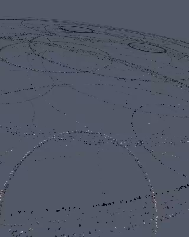 circle drops - 'the passenger' sketches #7