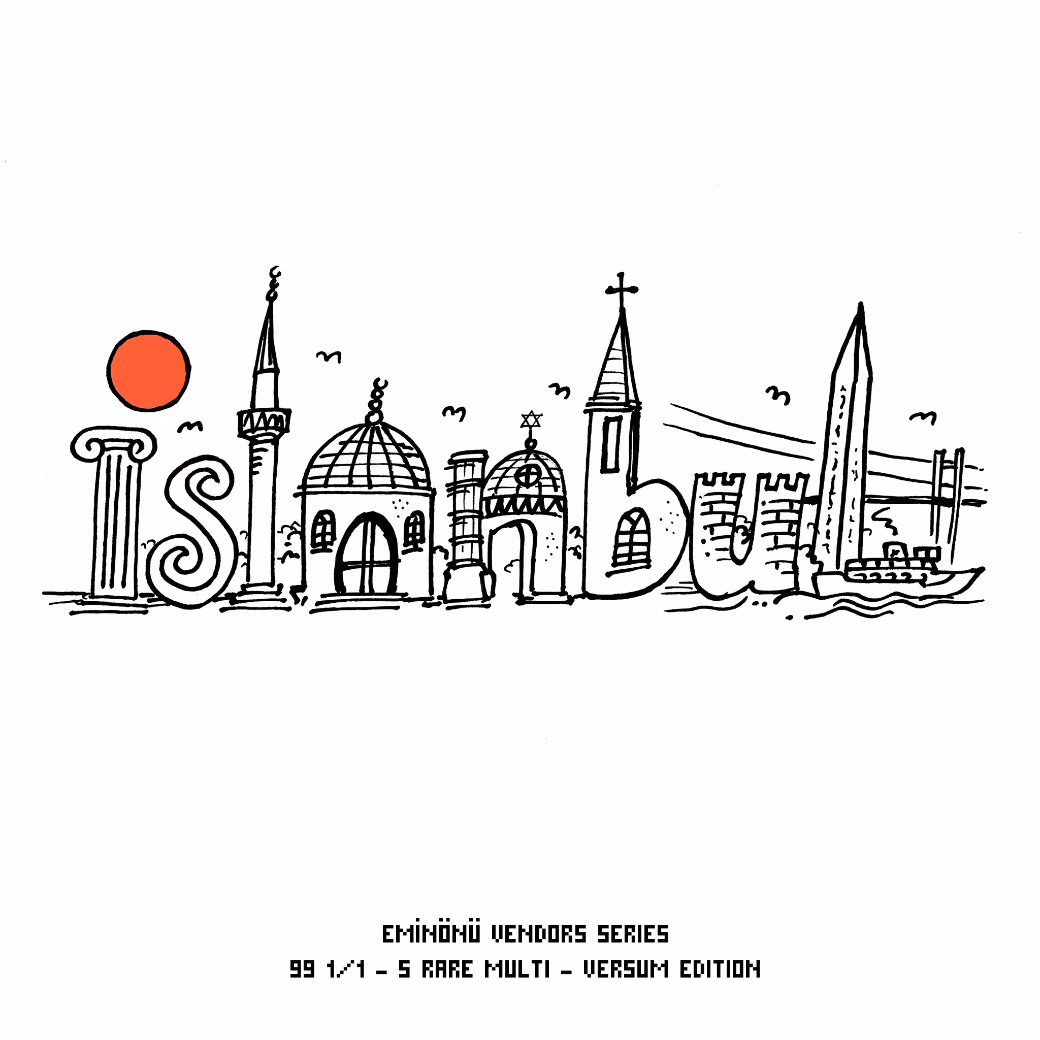 İstanbul Cartoons - Eminönü Series 000 Cover